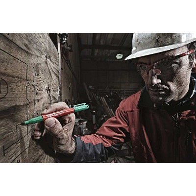 Маркер Milwaukee InkZAll синій/червоний/зелений/чорний, набір 4шт