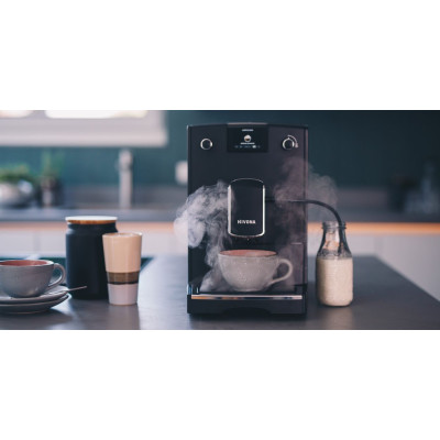 Nivona Кофемашина CafeRomatica, 2,2л, зерно+молотый, автомат.капуч, авторецептов -5, черный