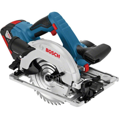 Пила дискова акумуляторна Bosch Professional GKS 18 V-57G 18В 165мм 2500-5000об/хв 3.4кг без АКБ та ЗП