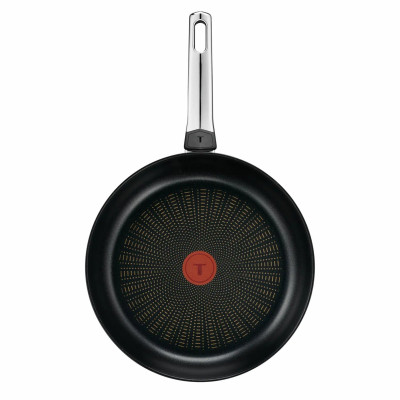 Сковорода Tefal Emotion+, 28см, нержавіюча сталь, бакеліт, чорний