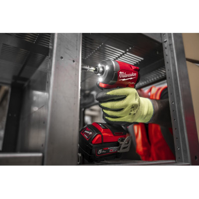 Набір із двох акумуляторних інструментів Milwaukee M18 M18FPP2A3-502X шурупокрут-дриль M18 FPD3-0X гвинтоверт ударний M18 FID3-0X акб М18 1х5А·год ЗП M12-18FC TURBO кейс
