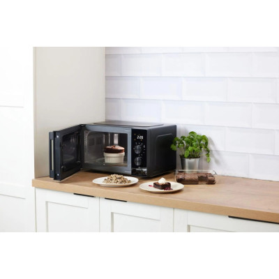 Мікрохвильова піч Gorenje, 20л, електр. керув., 800Вт, гриль, дисплей, 20 програм, інвертор, чорний Мікрохвильова піч Gorenje, 20л, електр. керув., 800Вт, гриль, дисплей, 20 програм, інвертор, чорний