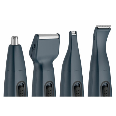 Тример Rowenta Specialist, для бороди, вусів і носа, ААx1, вібраційний мотор, насадок-5, титан.напил., синій