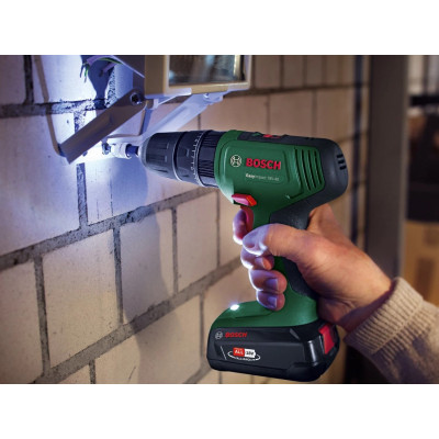 Шурупокрут-дриль акумуляторний Bosch EasyImpact 18V-40 18В 2х2А·год 20·38Нм 0-430·0-1630об/хв кейс ЗП 1.4кг