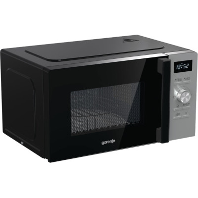 Микроволновая печь Gorenje, 20л, электр. упр., 800Вт, гриль, дисплей, 11 программ, нерж (MO20A4XH)