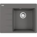 Мийка кухонна Franke Centro, фраграніт, прямокутник, з крилом, 620х500х200мм, чаша - 1, врізна, CNG 611-62 TL, сірий камінь