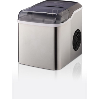 Льодогенератор побутовий Gorenje, 12кг/добу, 1,3л, дисплей, сріблясто - чорний Льодогенератор побутовий Gorenje, 12кг/добу, 1,3л, дисплей, сріблясто - чорний