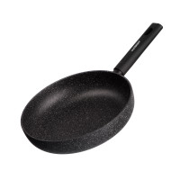 ARDESTO Сковорода глибока з кришкою Black Mars Alcor, 24см, алюміній, чорний ARDESTO Сковорода глибока з кришкою Black Mars Alcor, 24см, алюміній, чорний