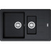 Мийка кухонна Franke Basis, фраграніт, прямокутник, з крилом, 780х500х200мм, чаша - 2, накладна, BFG 651-78, онікс