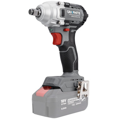 Гайковерт ударный GRAPHITE Energy+ 18В 330Нм 2600об/мин 1/2" 0.9кг без АКБ и ЗП