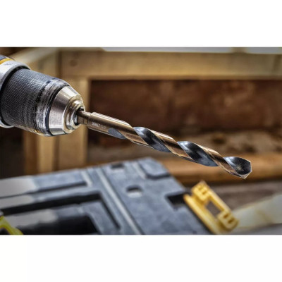 Набір свердел по металу DeWALT Black&Gold HSS-G 1-8мм, кейс, 14шт Набір свердел по металу DeWALT Black&Gold HSS-G 1-8мм, кейс, 14шт