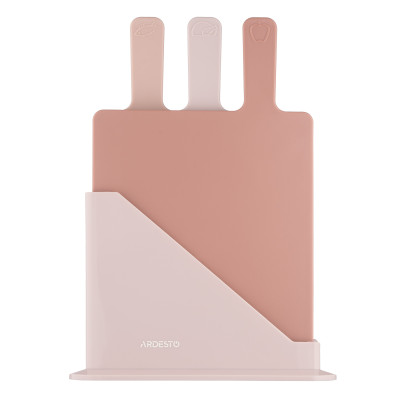 Набір дошок кухонних на підставці ARDESTO Fresh, 3шт, 24.1х33х7.9см, пластик Набір дошок кухонних на підставці ARDESTO Fresh, 3шт, 24.1х33х7.9см, пластик