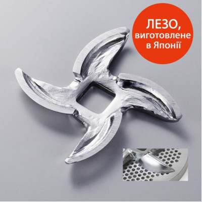 М'ясорубка Panasonic, 1700Вт, 3кг/мин, 3 решітки, насадка для ковбас, пластик, білий (MK-GX1700WTQ)
