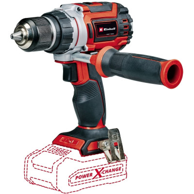 Einhell Шуруповерт-дриль TP-CD 18/60 Li BL - Solo акум., PXC, 18В, безщітк., 60 Нм, 1.37 кг (без АКБ і ЗП)