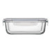 Контейнер для хранения продуктов питания Ardesto Gemini 0.66л, боросиликатное стекло, пластик, прямоугольный, прозрачный