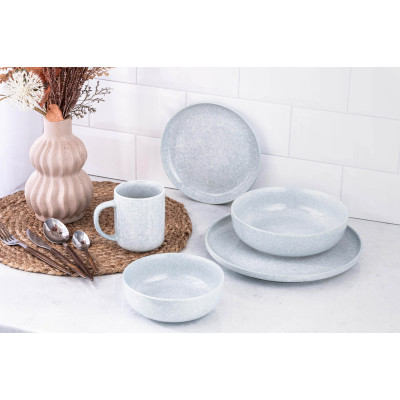 ARDESTO Салатник Loreto, 650мл, 15.5см, порцеляна, блакитний ARDESTO Салатник Loreto, 650мл, 15.5см, порцеляна, блакитний