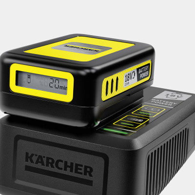 Karcher Швидкозарядний пристрій для акумулятора 18 В 2.5Агод Karcher Швидкозарядний пристрій для акумулятора 18 В 2.5Агод