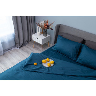 Наволочка ARDESTO Mix&Match, 50х70см, 100% бавовна, сатин, синій