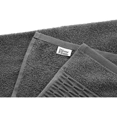 Набір рушників махрових ARDESTO Lotus, 50х90см, 70х140см, 2шт, 100% бавовна, сірий темний