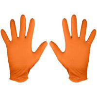 Рукавички робочі/медичні Neo Tools, перфоровані нітрилові, р.XL, помаранчевий, 50шт Рукавички робочі/медичні Neo Tools, перфоровані нітрилові, р.XL, помаранчевий, 50шт