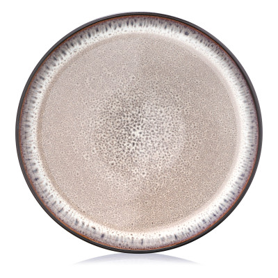 ARDESTO Тарілка обідня Bolzano, 26.6см, кераміка, чорно-коричневий