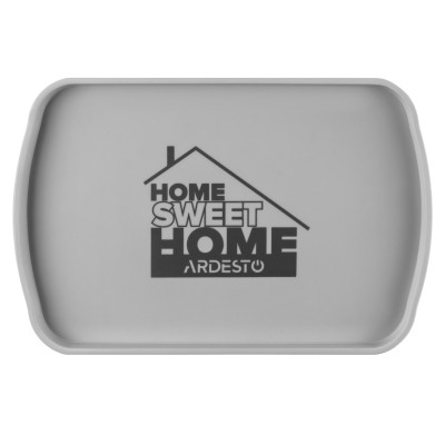 Ящик з кришкою для зберігання ARDESTO 45.5х31х14см, 13л, пластик PP, сірий