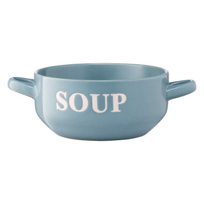 Бульонница Ardesto Cream, 700мл, керамика, голубой, голубой