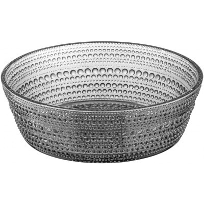 ARDESTO Салатник Verbena, 18см, скло, сірий