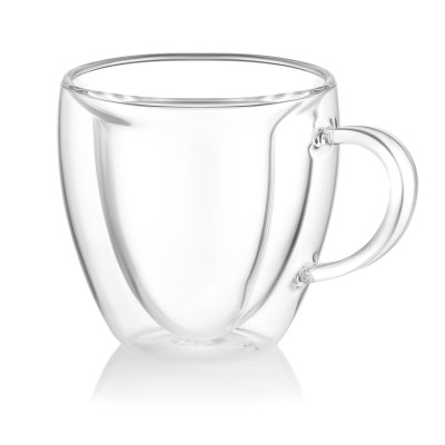 Набір чашок з ручками і подвійними стінками Ardesto, 330мл, 2шт, боросилікатне скло, прозорий (AR2633BHL) Набір чашок з ручками і подвійними стінками Ardesto, 330мл, 2шт, боросилікатне скло, прозорий (AR2633BHL)