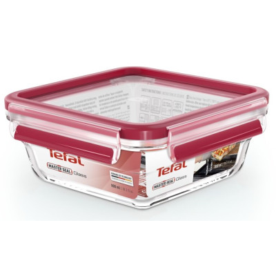 Tefal Форма універсальна з кришкою MASTERSEAL GLASS 800 мл, скло N1041410