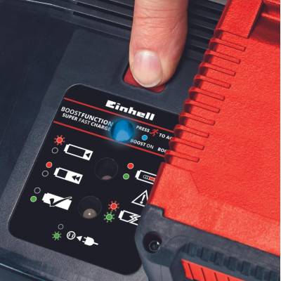 Einhell Зарядний пристрій PXC Boostcharger 3A PXC, 18В, 8А, 0.83кг