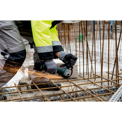 Metabo Шліфмашина кутова акумуляторна W 18 L 9-125, 125мм, Li-Power, 2*18В, 4Аг, 8500об/хв, М14, 2.3кг