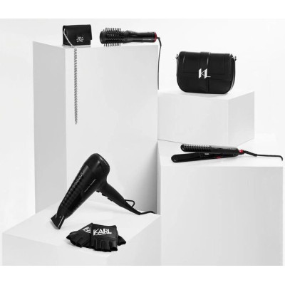 Фен Rowenta Studio Dry x Karl Lagerfeld, 2100Вт, 3 режими, хол. обдув, чорний