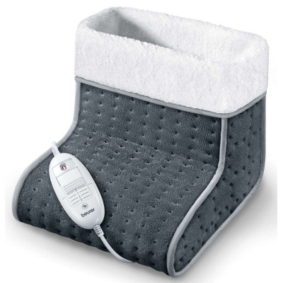 Електрогрілка Beurer для ніг, від мережі, 32х26х26см, 100Вт, 3 режими, авт. вимкн. через 90хв, фліс, плюш, біло-сірий Електрогрілка Beurer для ніг, від мережі, 32х26х26см, 100Вт, 3 режими, авт. вимкн. через 90хв, фліс, плюш, біло-сірий