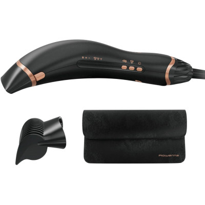 Фен Rowenta Ultimate Experience Air Motion, 1300Вт, 3 режими, насадка-гребінець, кейс для зберігання, іоніз-я, хол. обдув, чорний Фен Rowenta Ultimate Experience Air Motion, 1300Вт, 3 режими, насадка-гребінець, кейс для зберігання, іоніз-я, хол. обдув, чорний