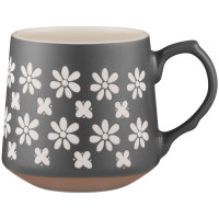 Чашка ARDESTO Ilda, 500мл, кераміка, сірий