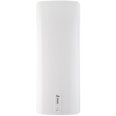 Водонагрівач електр. TIKI слім SuperESD, 50л, 2кВт, сухий тен, вертикальний монтаж, електр. кер-ння, B, білий, 700093