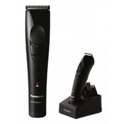 Машинка для стриження  Panasonic, акум., роторний мотор, насадок-3, сталь, чорний