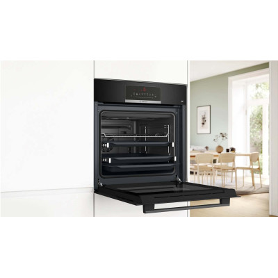 Духова шафа Bosch електрична, 66л, A, дисплей, конвекція, чорний