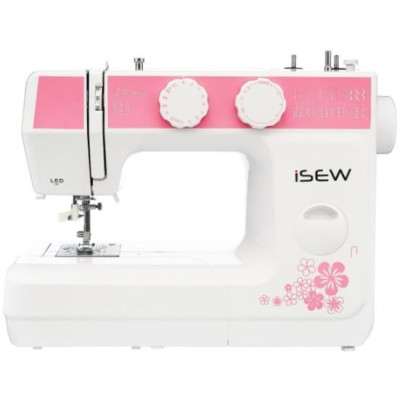 Швейна машина iSEW C25, електромех., 62Вт, 25 шв.оп., петля напівавтомат, білий + рожевий Швейна машина iSEW C25, електромех., 62Вт, 25 шв.оп., петля напівавтомат, білий + рожевий