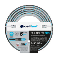 Шланг садовий Cellfast MULTIFLEX PRO 3/4" 50м, 6 шарів, до 35 Бар, -20…+65°C (13-822) Шланг садовий Cellfast MULTIFLEX PRO 3/4" 50м, 6 шарів, до 35 Бар, -20…+65°C (13-822)