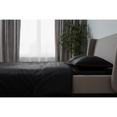 КПБ 2.0сп ARDESTO Mix&Match Premium, підковдра 200х220см, простирадло 240х260см, наволочки (2) 50х70см, 100% бавовна, сатин, чорний КПБ 2.0сп ARDESTO Mix&Match Premium, підковдра 200х220см, простирадло 240х260см, наволочки (2) 50х70см, 100% бавовна, сатин, чорний