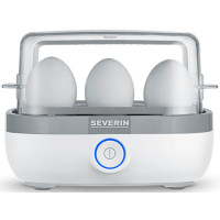 Яйцеварка Severin 420Вт, електронне керування , на 6 яєць, звуковий сигнал, пластик, білий