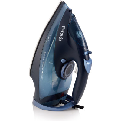 Утюг Gorenje, 3250Вт, 420мл, паровой удар-250гр, вертикальное отпаривание, антинакипь, автоотключение, керамическая подошва, черно-синий SIH3200DB Утюг Gorenje, 3250Вт, 420мл, паровой удар-250гр, вертикальное отпаривание, антинакипь, автоотключение, керамическая подошва, черно-синий SIH3200DB