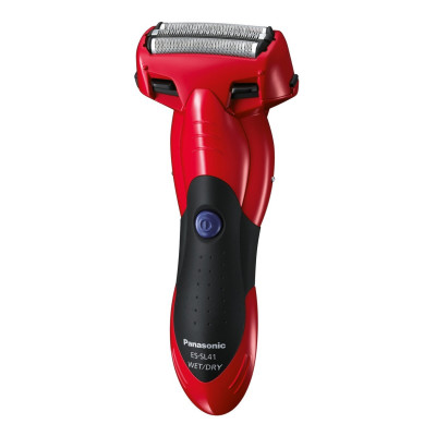 Бритва електр. Panasonic сіткова, 7600  об/хв,  бритв.головок-3, Li-Ion, сух.+волог., тример, чорно-червоний