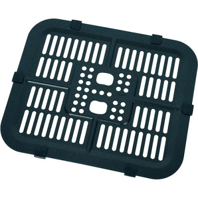 Мультипіч Tefal Easy Fry Dual Essential, 2700Вт, чаша-5.2+3.1л, сенсорне керув., 2 чаши, гриль, пластик, чорний