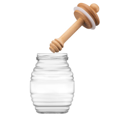 Медовниця ARDESTO Midori 8.3х14.2см, бамбук, скло