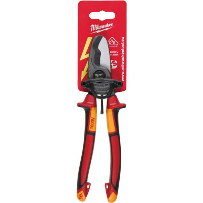 Кабелеріз Milwaukee, діелектричний, для робіт під напругою 1000В, 210мм, 0.315кг
