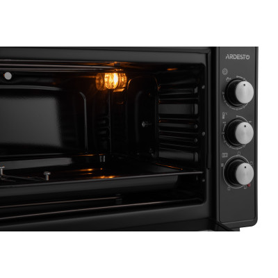 Печь электрическая ARDESTO, 48л, 1700Вт, механич., рожен, черная (MEO-N48RB)