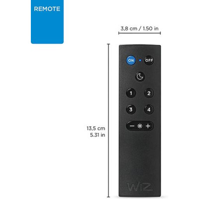Пульт дистанційного керування WiZ LED Wi-Fi Remote Control (929002426802) Пульт дистанційного керування WiZ LED Wi-Fi Remote Control (929002426802)